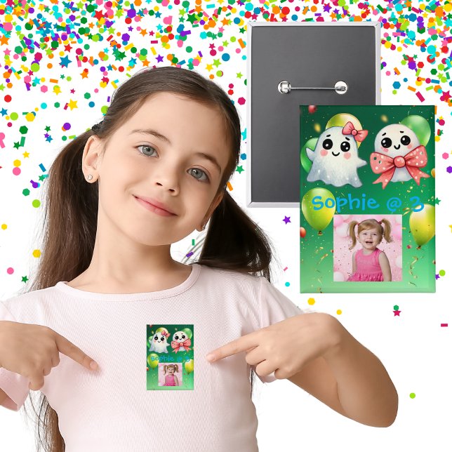 botón Fiesta de cumpleaños de niños fantasma de Pa (Subido por el creador)