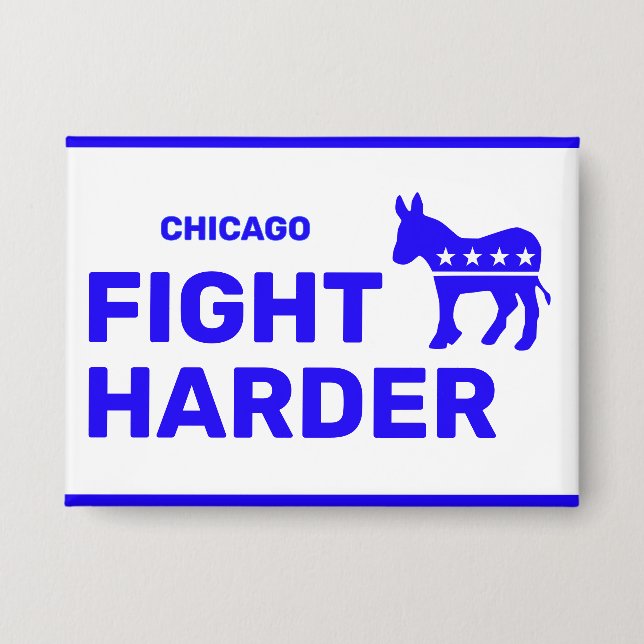 Botón Fight Harder™ (¡Personalízalo!) (Anverso)