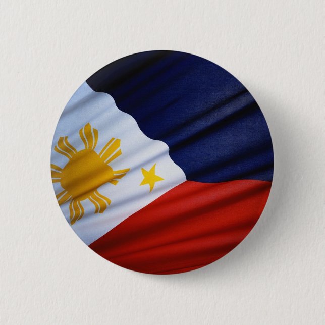 Botón filipino de la bandera que agita (Anverso)