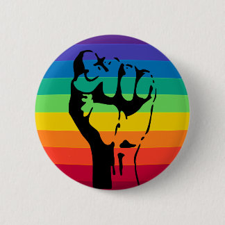 Botón FIST arcoiris ORGULLO LGBT