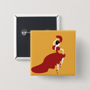 botón Flamenco Dancer