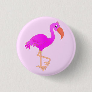 botón Flamingo rosa