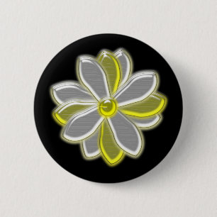 botón Flor de margarita brillante