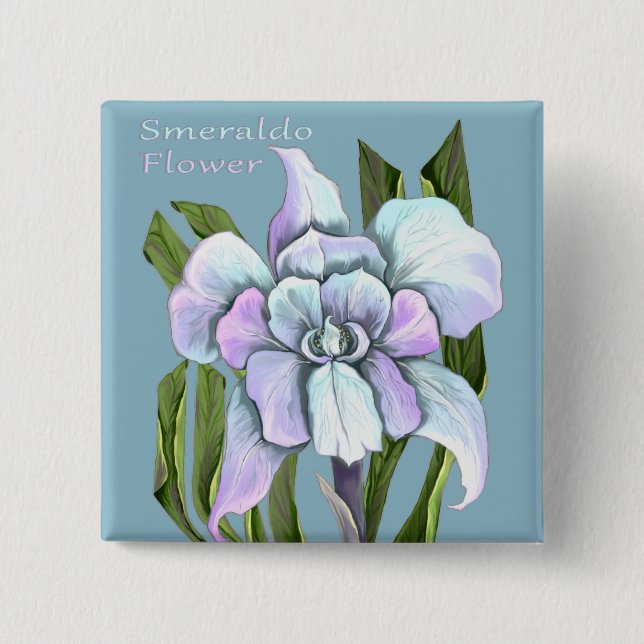 botón Flor Smeraldo (Anverso)