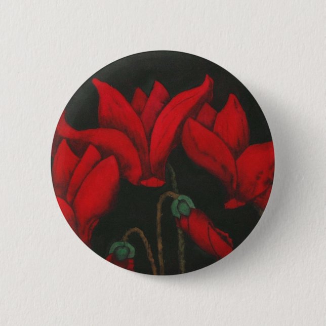 botón floral "Cicclaman rojo" (Anverso)