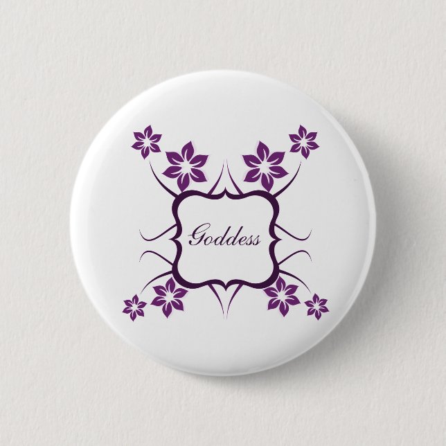 Botón Floral de la diosa, morado oscuro (Anverso)