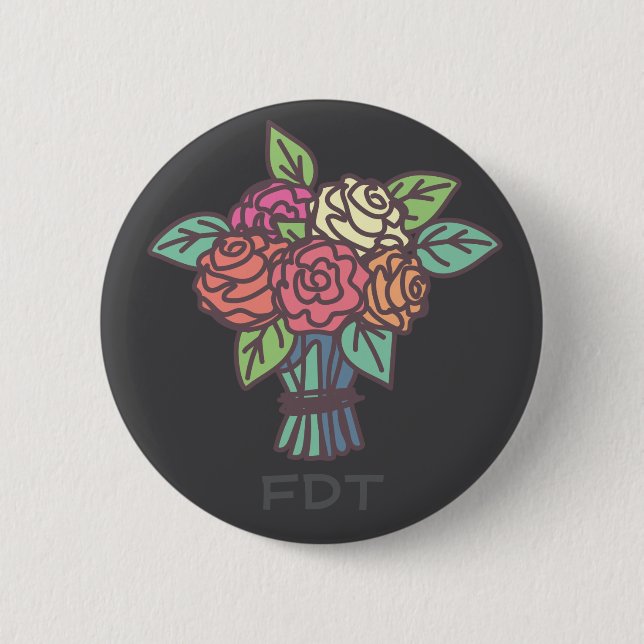 botón Floral FDT (Anverso)