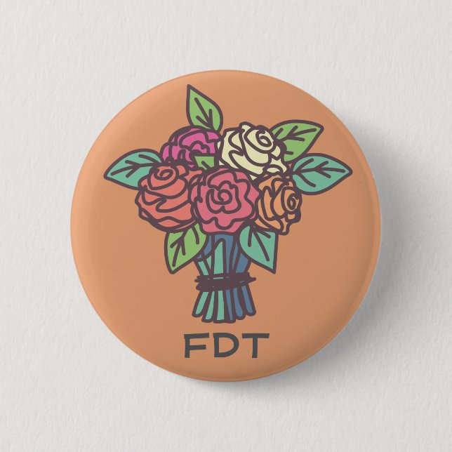 botón Floral FDT (Anverso)