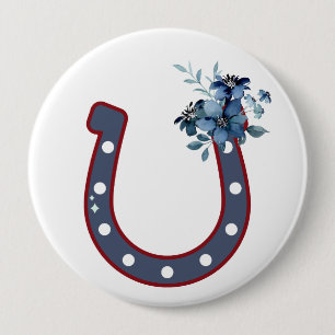 botón Floral Horseshoe