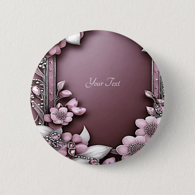 botón Floral rosa (Anverso)