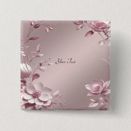 Botón floral rosa delicado