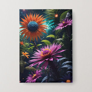 botón Flores cósmicas