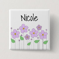 botón Flores de Lilac