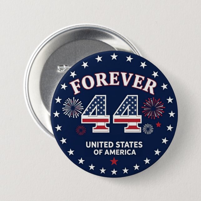Botón Forever 44 (Anverso y reverso)
