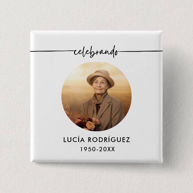 botón Fotos conmemorativas del funeral en España (Anverso)