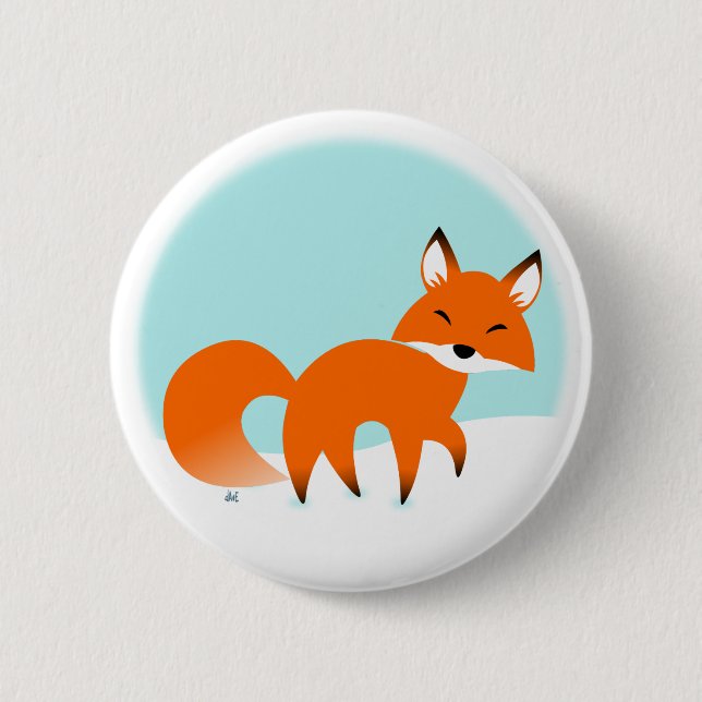Botón Fox rojo (Anverso)