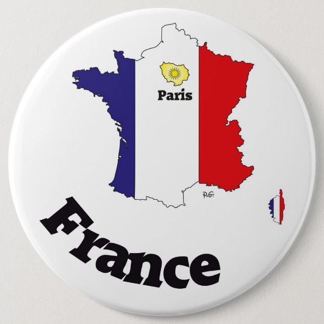 Botón Francés Francia Francia Francia Francia Fran (Anverso)