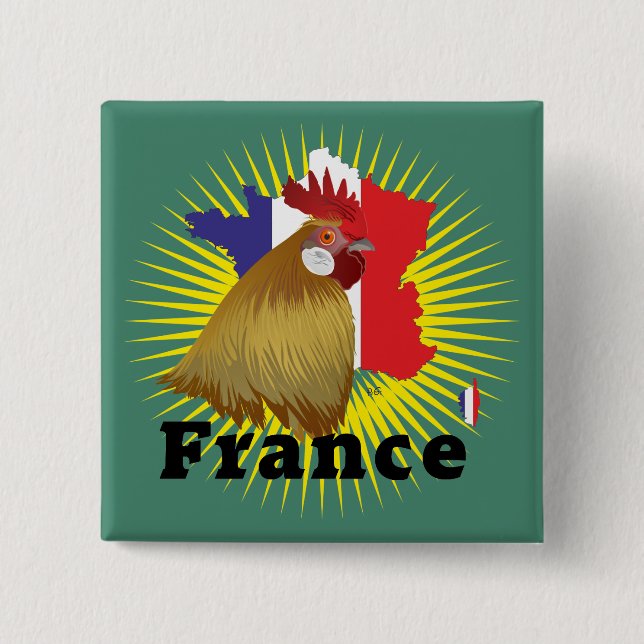Botón Francés Francia Francia Francia Francia Fran (Anverso)