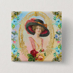 Botón francés vintage