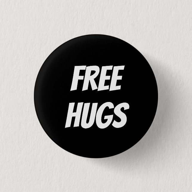 botón FREE HUGS (Anverso)
