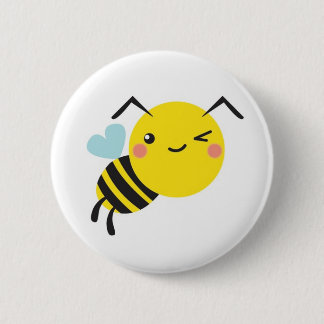 botón fresco de la abeja