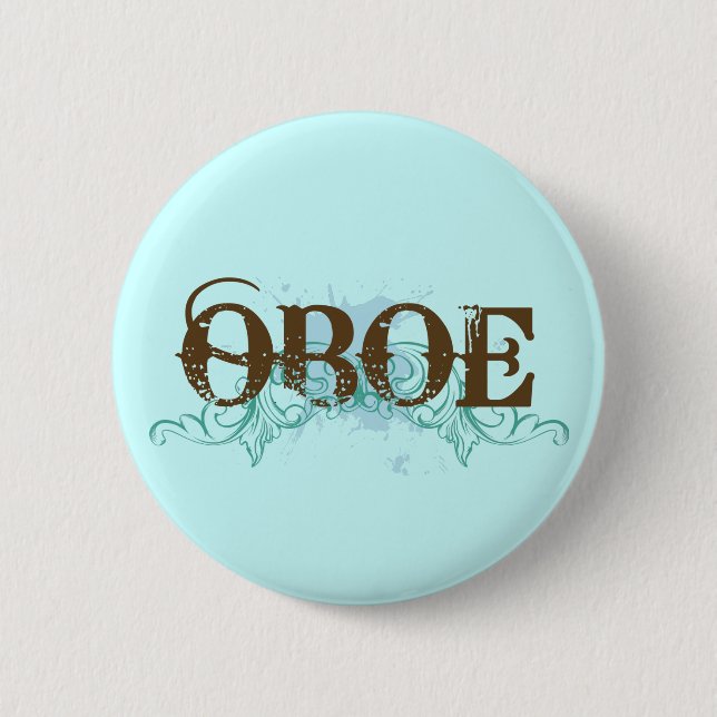 Botón fresco de Oboe del Grunge (Anverso)