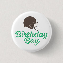 botón Futbol Birthday Boy