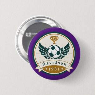 Botón - Fútbol de fútbol - Personalizado - Añadir 