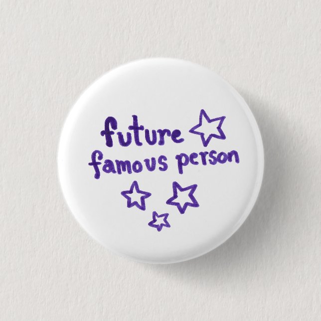 Botón FutureFamous (Anverso)