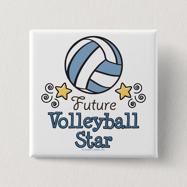 Botón futuro de la estrella del voleibol (Anverso)