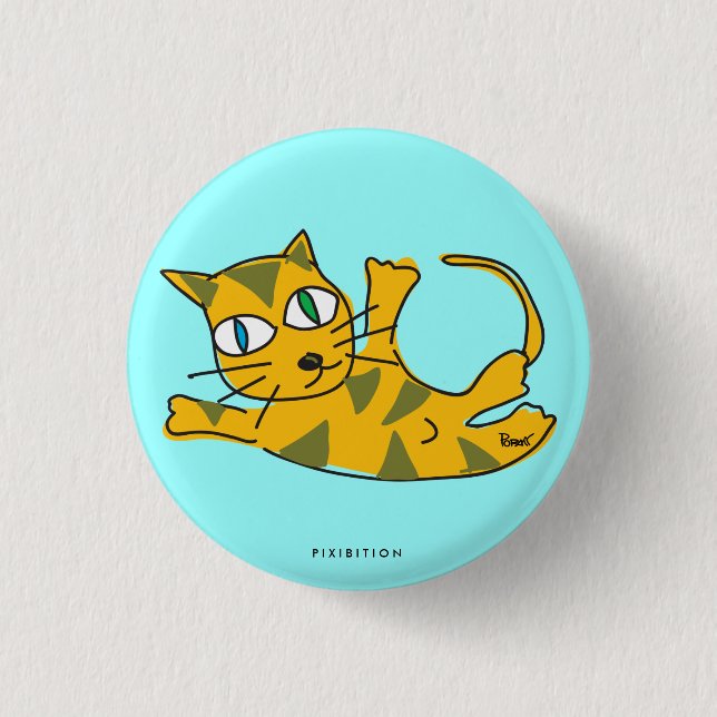 botón Gato de rotación (Anverso)