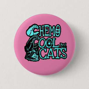 botón Gatos frescos de Chemo