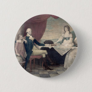 botón George Washington y su familia
