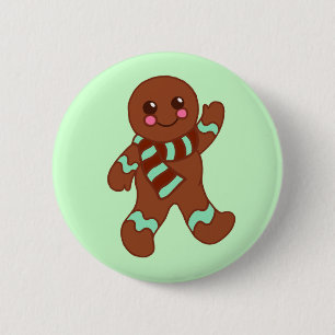 Botón Gingbread Man