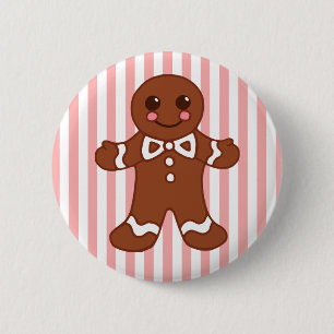 Botón Gingbread Man