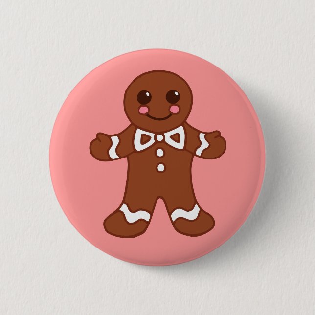 Botón Gingbread Man (Anverso)