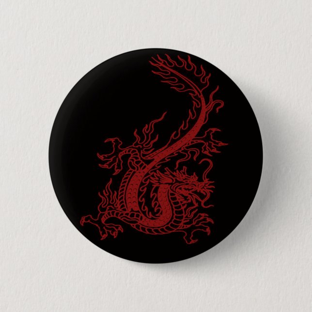 Botón Glaurung del Dragón Rojo (Anverso)