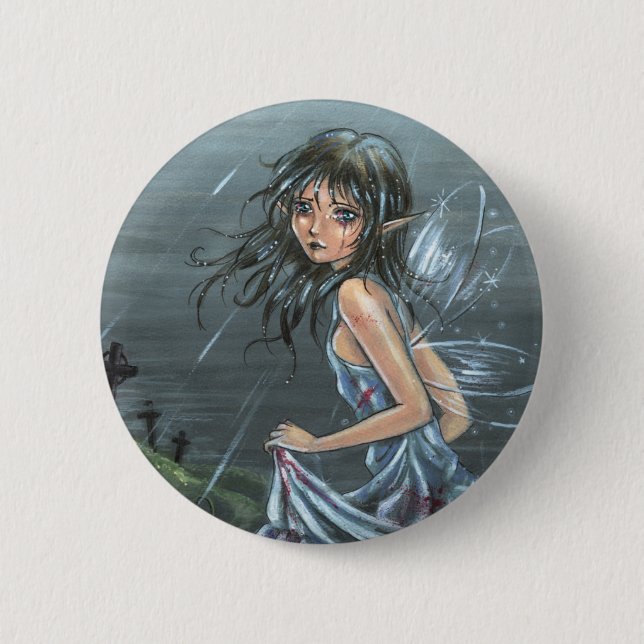 Botón gótico de despedida de la sonrisa pasada (Anverso)