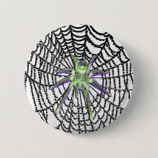 botón Gótico de la araña de cristal