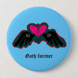 botón gótico para siempre