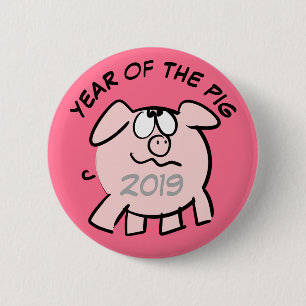botón Gracioso 2 Personalizado Ilustracion Año Cer