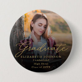 botón Graduado de fotografías de guión moderno de 