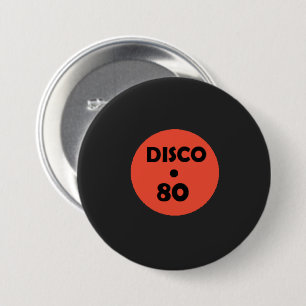 Botón Gramophone Record - Fiesta Disco