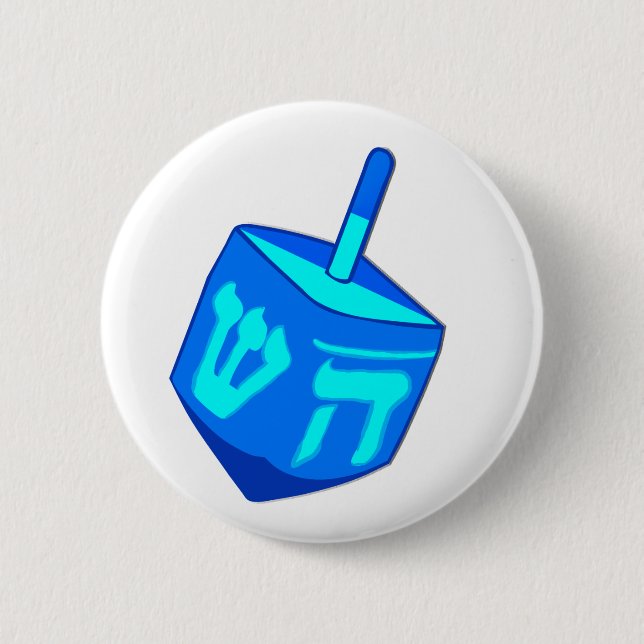 Botón grande de Dreidel (Anverso)