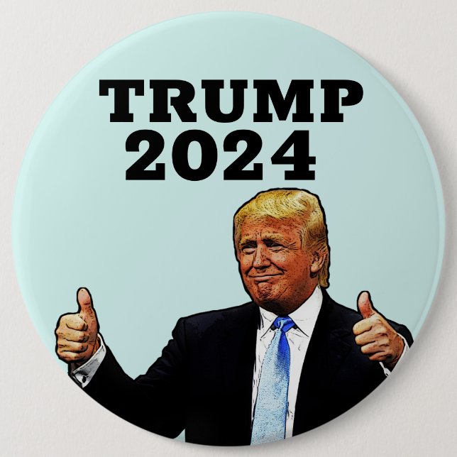BOTÓN GRANDE DONALD TRUMP 2024 (Anverso)