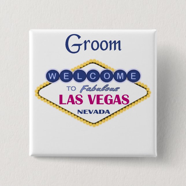 botón Groom de Las Vegas (Anverso)