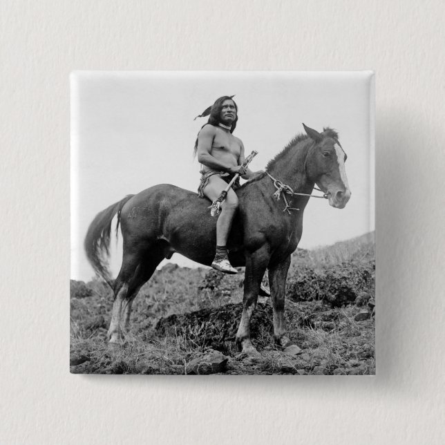 botón Guerrero de Nez Perce (Anverso)
