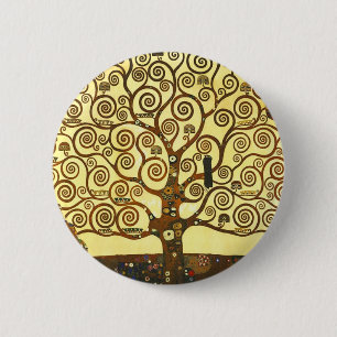 Botón Gustav Klimt Tree of Life
