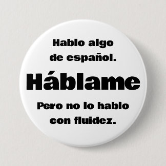 botón Hablo algo de España
