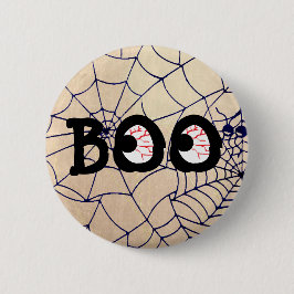 botón Halloween de los boos de sangre